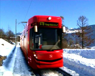 Flexity Outlook auf der Stubaitalbahn