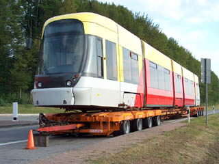 Flexity Outlook aus Lodz (PL) am Weg nach Valencia (ES)